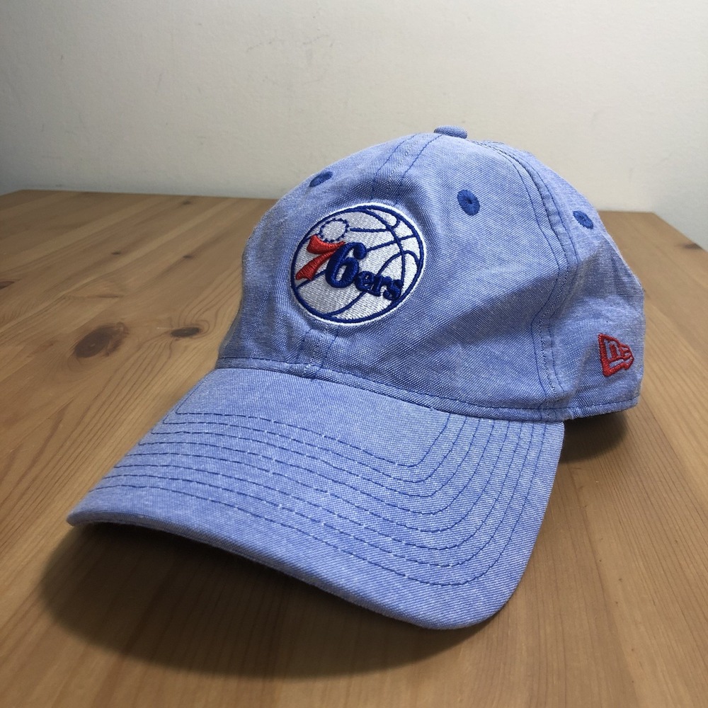 Philadelphia 76ers New Era 9Twenty Hat Cap Women One Size Blue NBA Basketball
